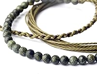 Vista 516 de Handmade Natural Stone Beaded Healing Bracelet Gift for Men Adjustable Rope String Bracelet