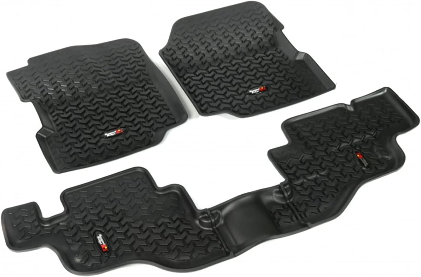 Rugged Ridge | Floor Liner, Front/Rear | 12987.09 | Fits 1976-1986 Jeep CJ-7; 1987-1995 Jeep Wrangler YJ, Black