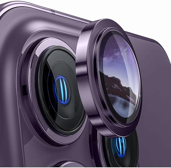 MADNOVA Camera Protector for iPhone 11 Pro/11 Pro Max/12 Pro Tempered Glass iPhone Camera Lens Protector (MOR) with Iphone Aluminum Alloy Frame