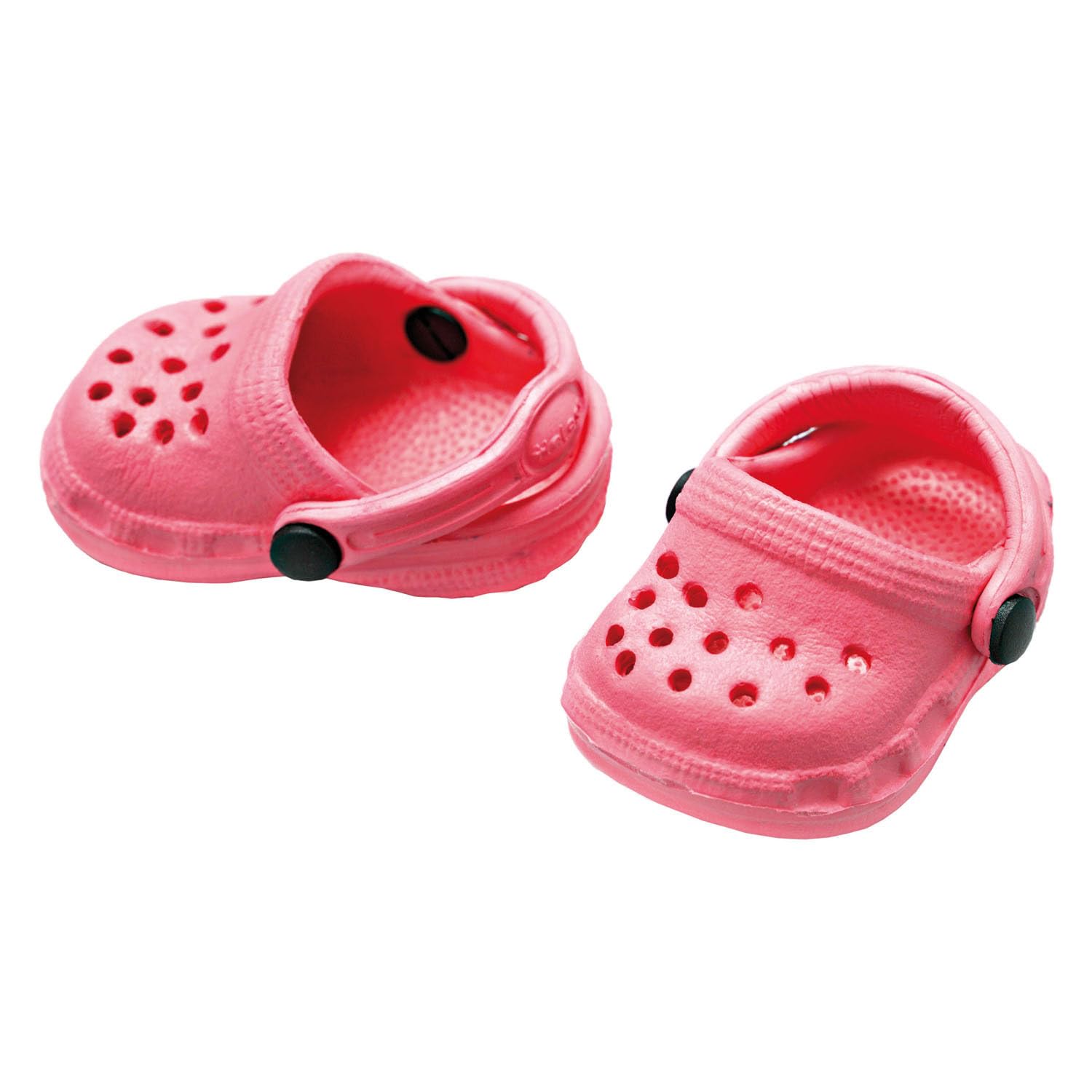 2010 - Shoes for dolls, iconic clogs in pink, fits most dolls of size 28 - 33 cm