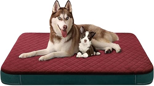Miniatura 20 de JoicyCo Cama para Perros Extra Grandes, Colchón de Cama para Perros Jumbo de Espuma Ortopédica, Cama para Dormir de Mascotas de 47 Pulgadas para