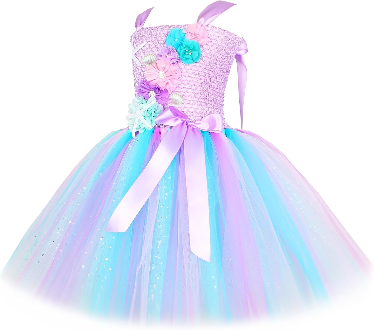 Mermaid Costume for Girls Birthday Party Gifts Halloween Tutu Princess Dress Outfits