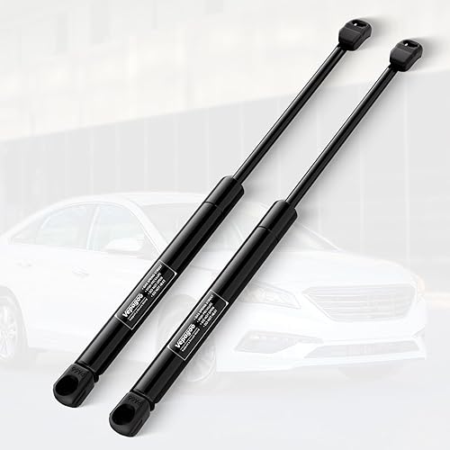 Vepagoo Puntales de capó delantero para Hyundai Sonata 2015-2017, amortiguadores del capó del motor para Hyundai Sonata Sedan 4 puertas 2015 2016