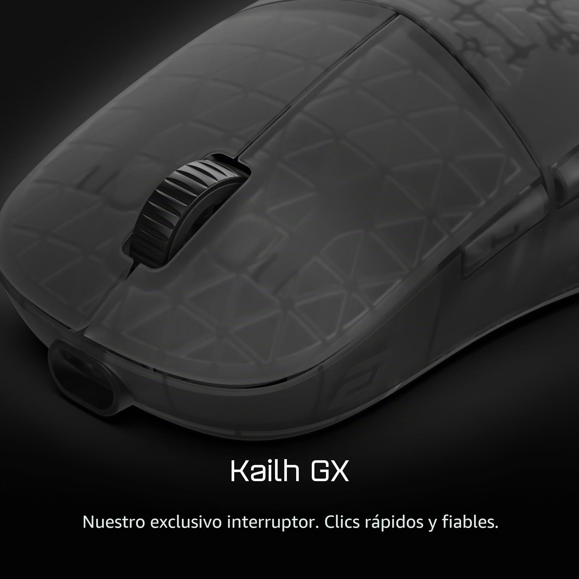 Endgame Gear XM2w 4k Wireless Gaming Maus, kabellos - Dark Frost | Ratón para juegos, sondeo de 4000 Hz, interruptores Kailh GX, sensor PAW3395, esports con agarre de garra para PC FPS