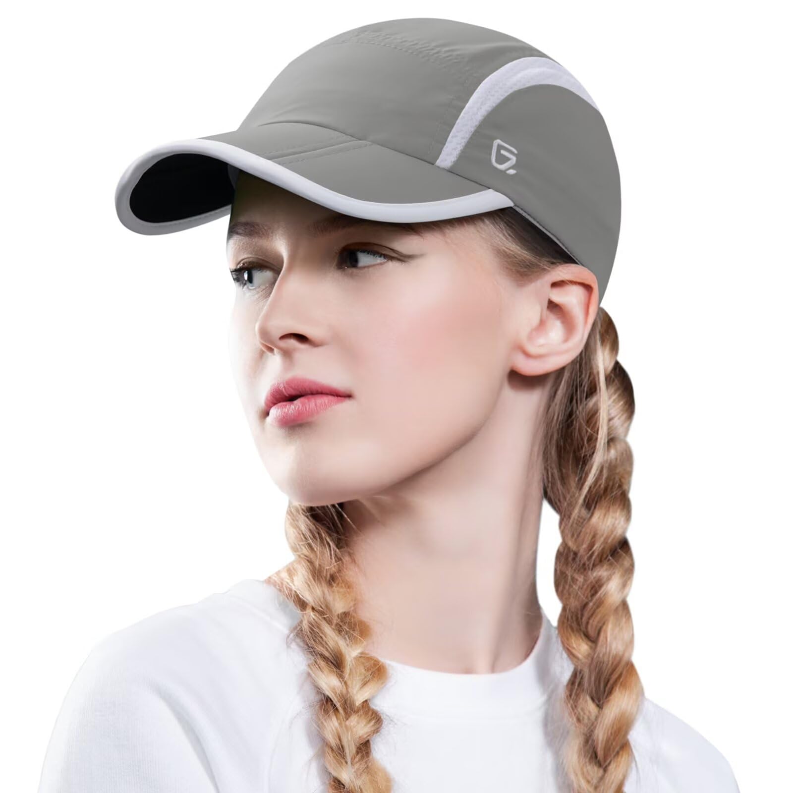 GADIEMKENSD Women's UPF 50+ Foldable Light Cap Quick Dry Ultra-Thin Unstructured Running Hat