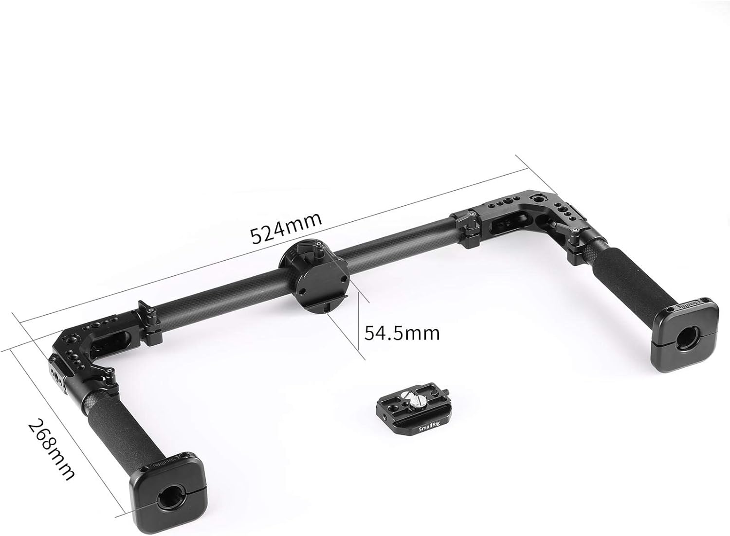 🔥 Crаzу Dеаlѕ SMALLRIG Dual Handle Grip for Handheld Gimbal Compatible with DJI Ronin S, Zhiyun Crane, Feiyu Tech AK2000/AK4000, Handlebar with Hand Stoppers – 2210