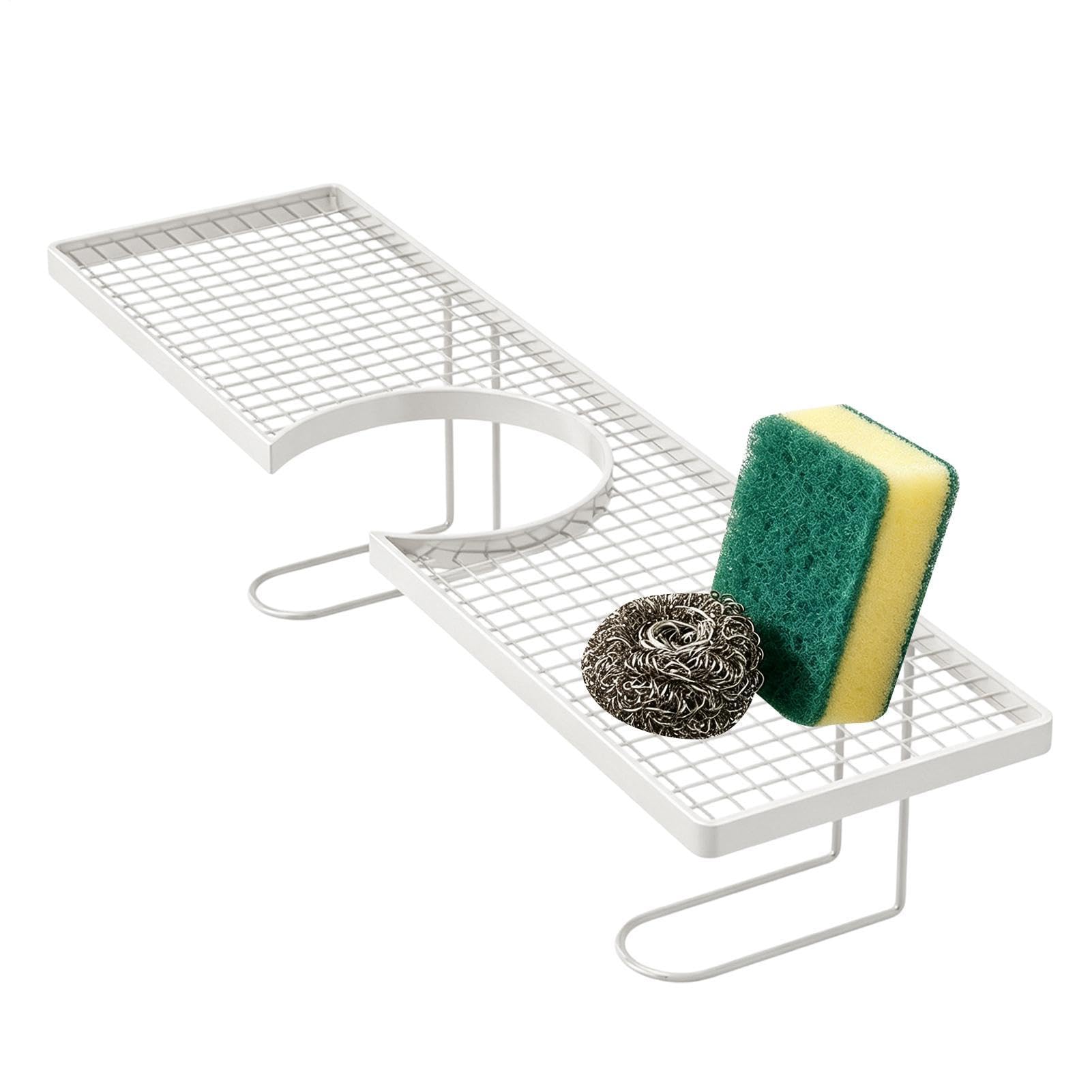 Étagère portable pour robinet et support d'évier de cuisine en acier