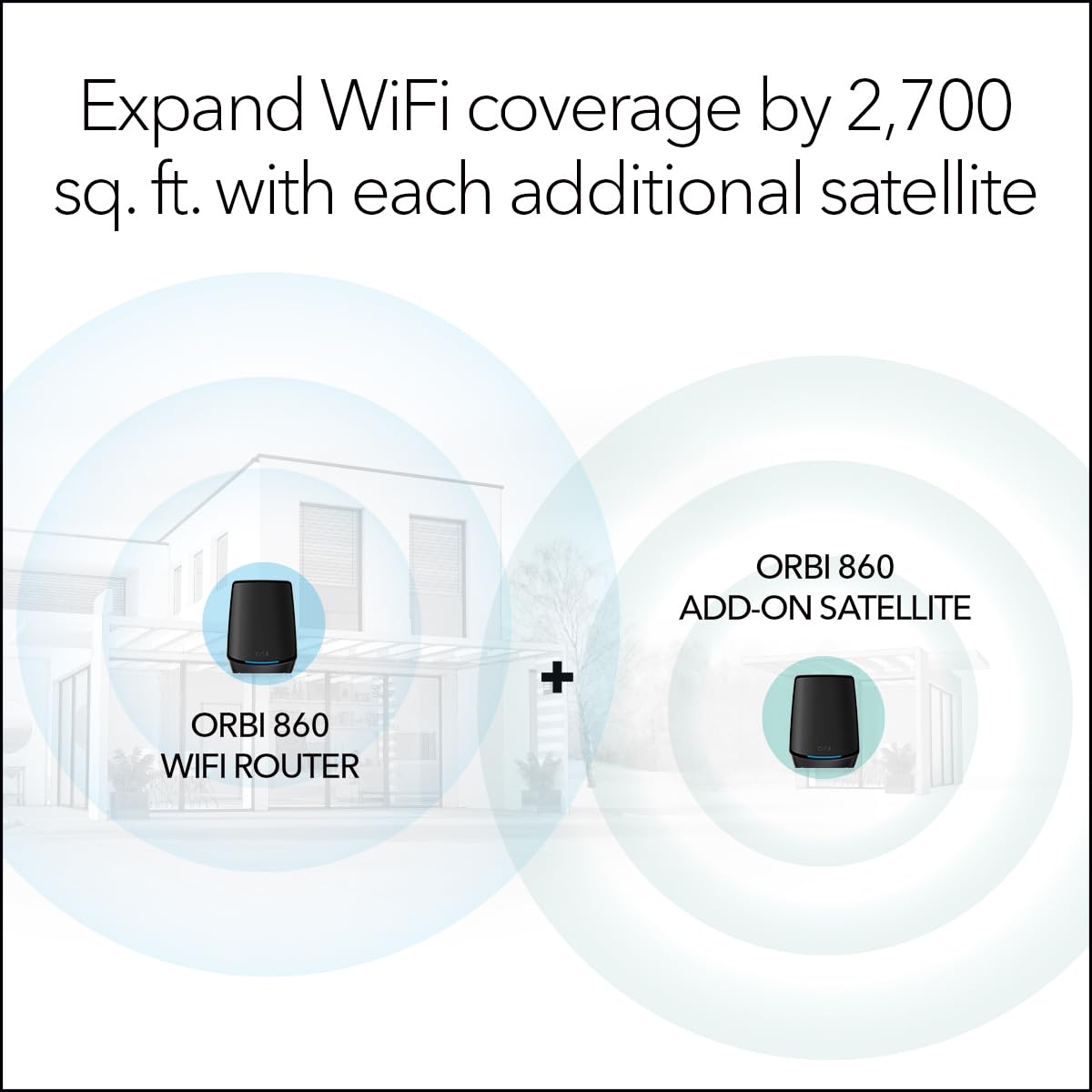 Amazon.com: NETGEAR Orbi Tri-Band WiFi 6 Mesh Add-on Satellite