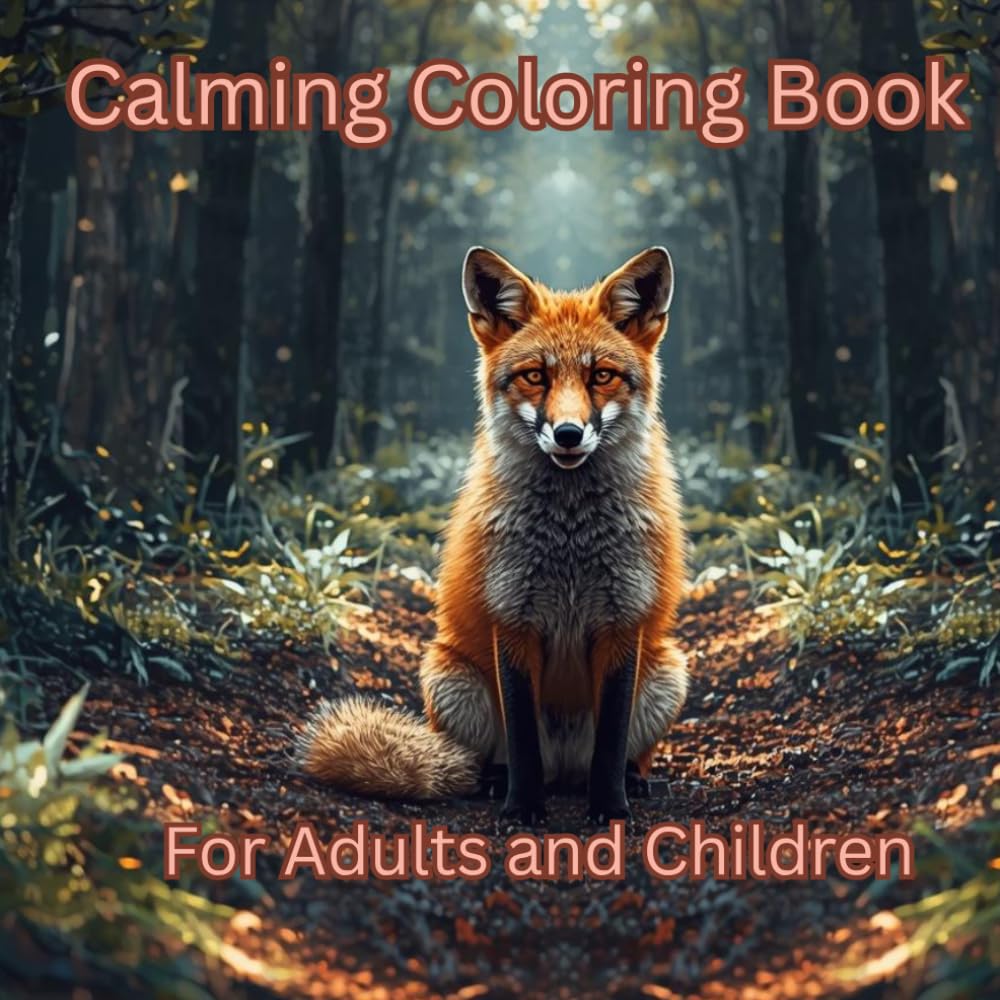 Calming Coloring Book: Coloring Book for Adults and Children