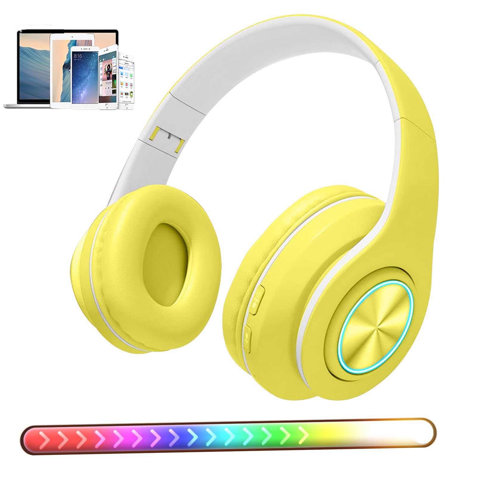 翻訳イヤフォン イエロー/ブラウン Yellow/Gold Stereo Deluxe Earbuds With Microphone – TFD Supplies