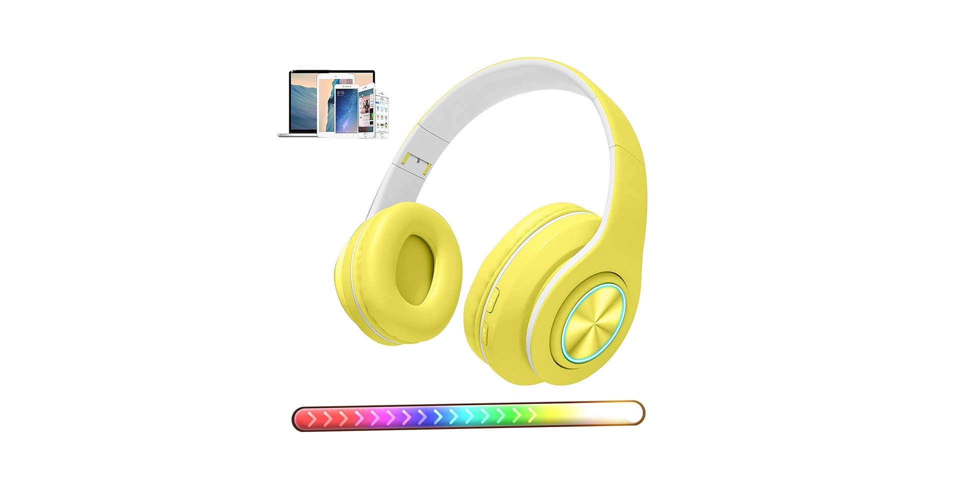 IA Ado ワイヤレスヘッドホン イエロー 数量限定品 新品 Adoコラボ ワイヤレスヘッドホン イエロー