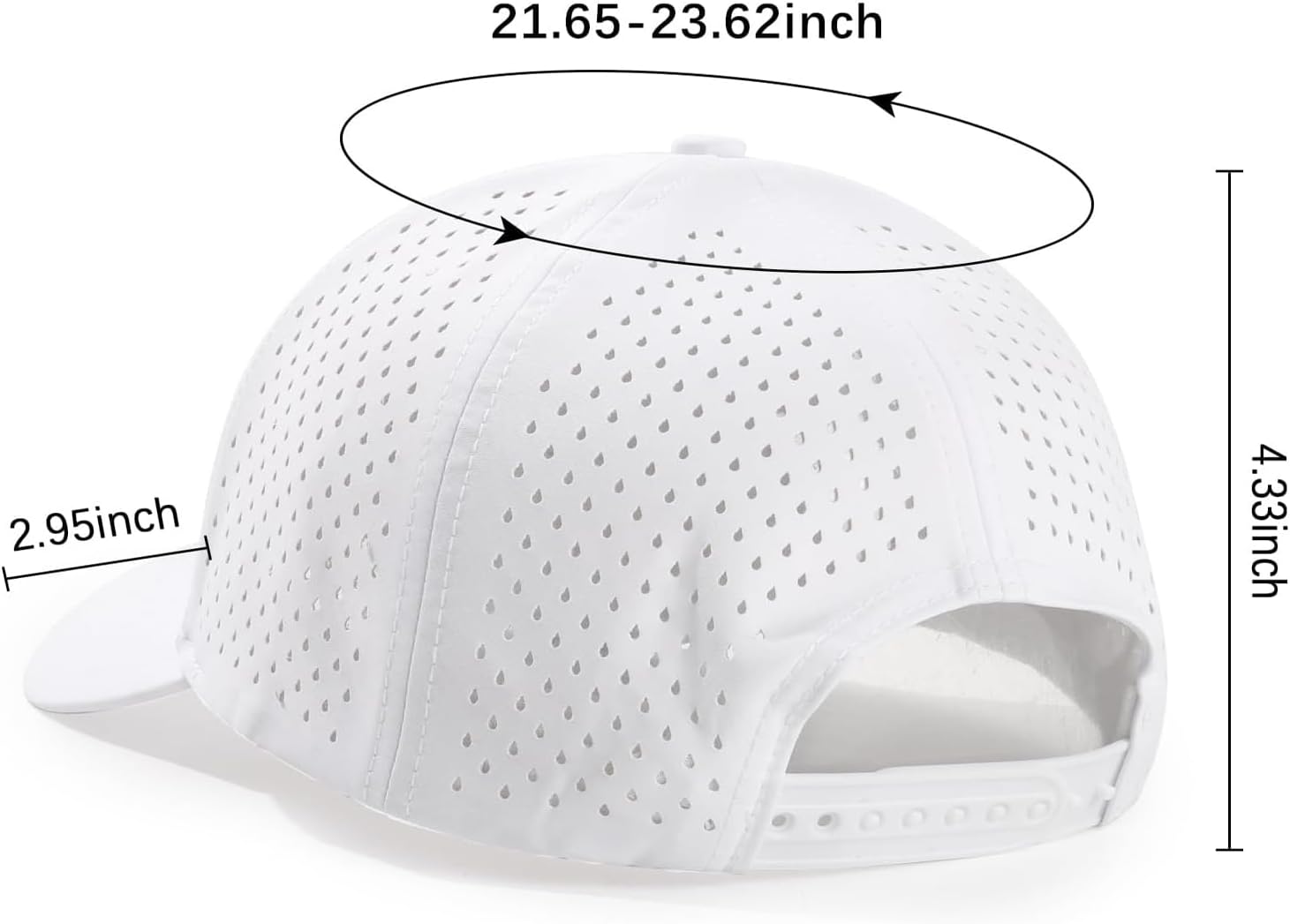 Quick Dry Baseball Cap Laser Cut Mesh Snapback Hats for Men & Women - Image 4