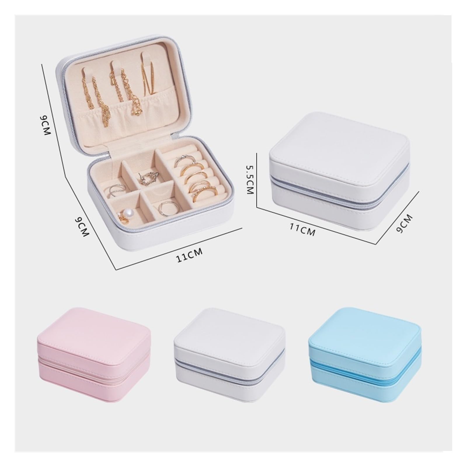Jewelry Organizer Box Jewelry Box Portable Small Simple Earrings Earrings Earrings Earrings Storage Box Hand Jewelry Jewelry Storage Box