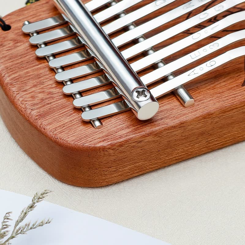 Wzhzj 8 CLÉ KALIMBA Finger le pouce piano acajou en bois clavier percussion Instrument Musique Gift for débutant (Color… - Les Beatles, Paul McCartney, John Lennon, RIngo Starr, George Harrison Wzhzj 8 CLÉ KALIMBA Finger le pouce piano acajou en bois clavier percussion Instrument Musique Gift for débutant (Color… – Image 5