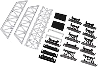 Vista 9 de Modelo de ferrocarriles y trenes HO Escala Puente Modelo Edificio Accesorio DIY