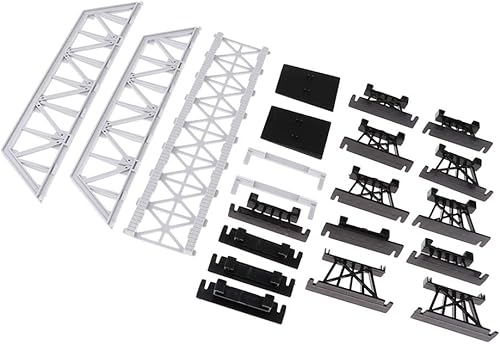 Miniatura 9 de Modelo de ferrocarriles y trenes HO Escala Puente Modelo Edificio Accesorio DIY