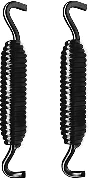 3.7" Chrome Jiffy Stand Kickstand Spring fits for Harley Sportster Softail Super Glide Touring 2pcs black