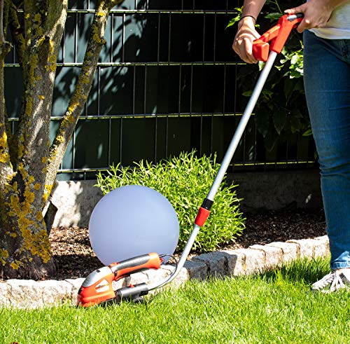 Foto von Grizzly Tools 3-in-1 Akku-Garten-Scheren Set inkl. Li-Ion Akku 7.2 V (2.0 Ah) und Schnellladegerät, Grasschere, Strauchschere, Heckenschere, Kantenschere mit Teleskopstiel