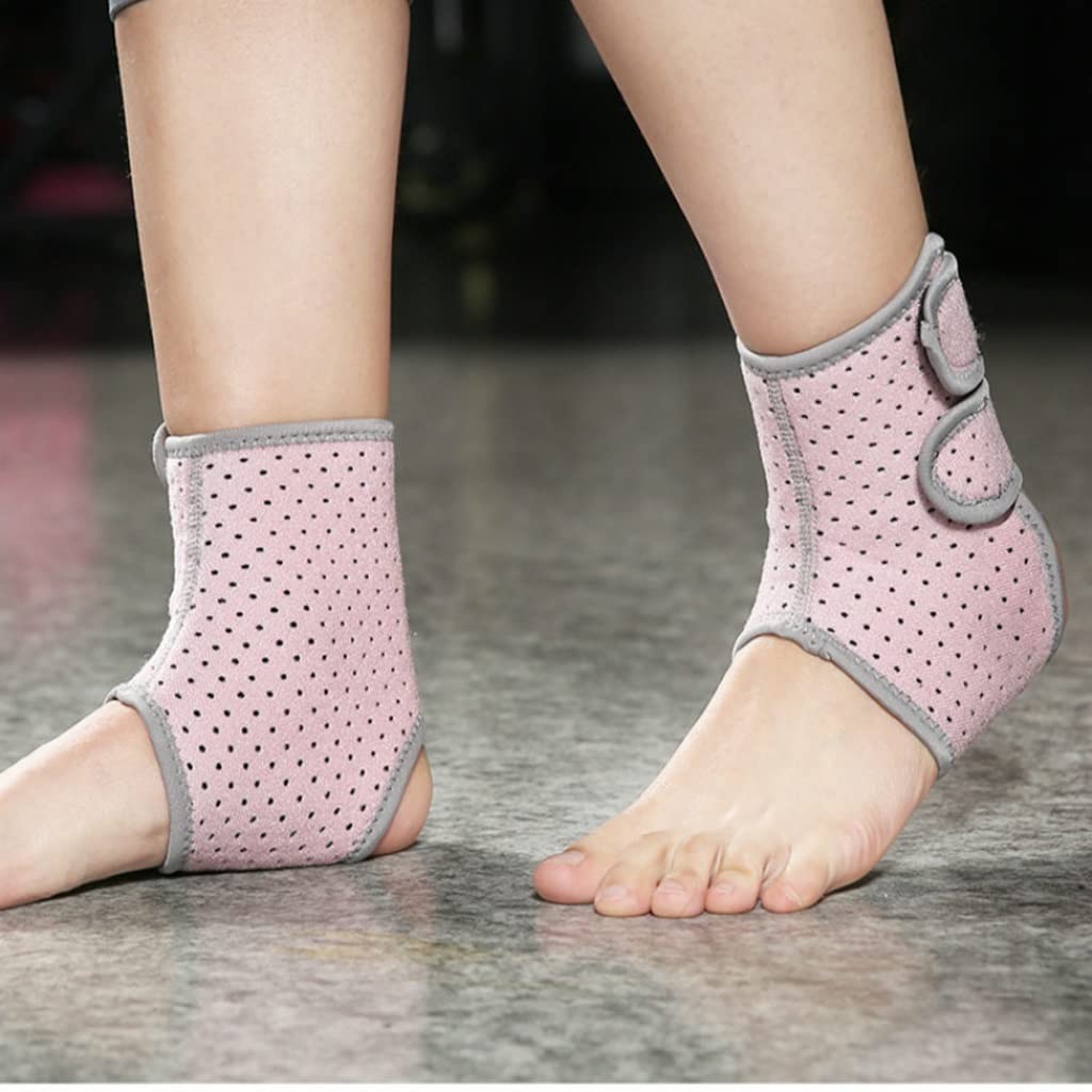 1 Pair Sport Ankle Strap Pressurized Support Gym Basketball Volleyball Badminton Dancing Brace Protector with Belt