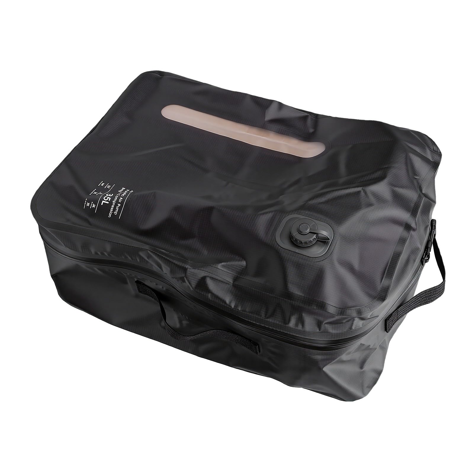 SIXRUN Bolsa de Compresión Al Vacío Bolsa de Almacenamiento de Viaje Reutilizable de 35 L con TPU y Válvula Unidireccional de Nailon 210D Cremallera IP67 para Organización de Equipaje Camping y