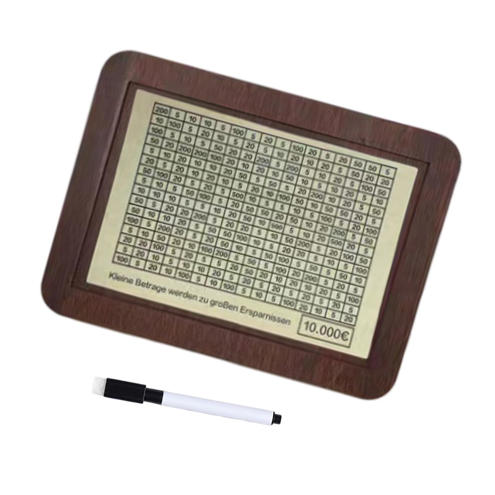 Educational Piggy with Digital Counter and Pen to Track Money Goals for Adults Financial Planning Aid