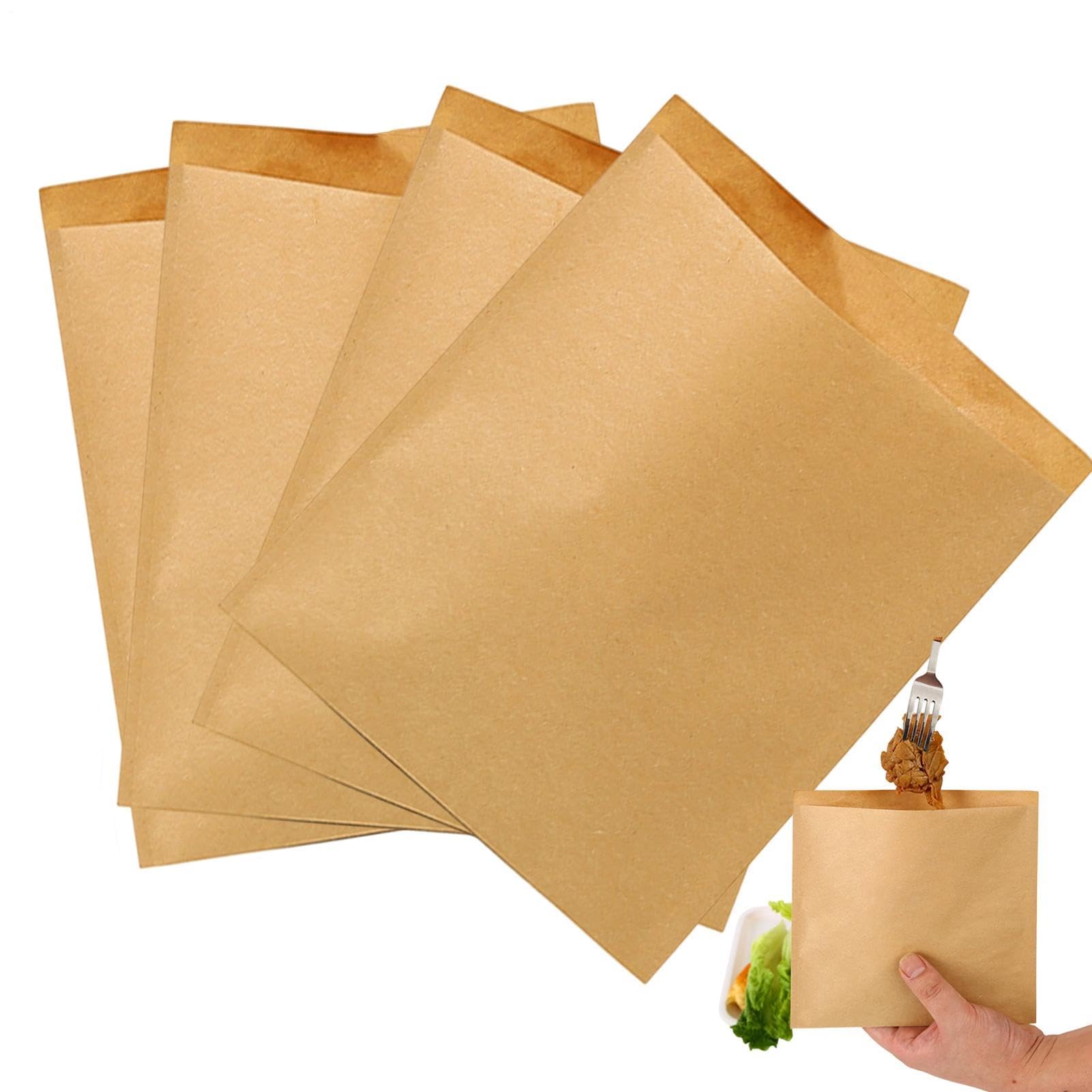 Bolsas De Papel Para Snacks 600 Piezas Envoltorios Resistentes A La Grasa | Bolsas de Papel En El Hogar, La Cocina, Almuerzo, Picnic, Camping, Escuela, Trabajo Y Restaurante