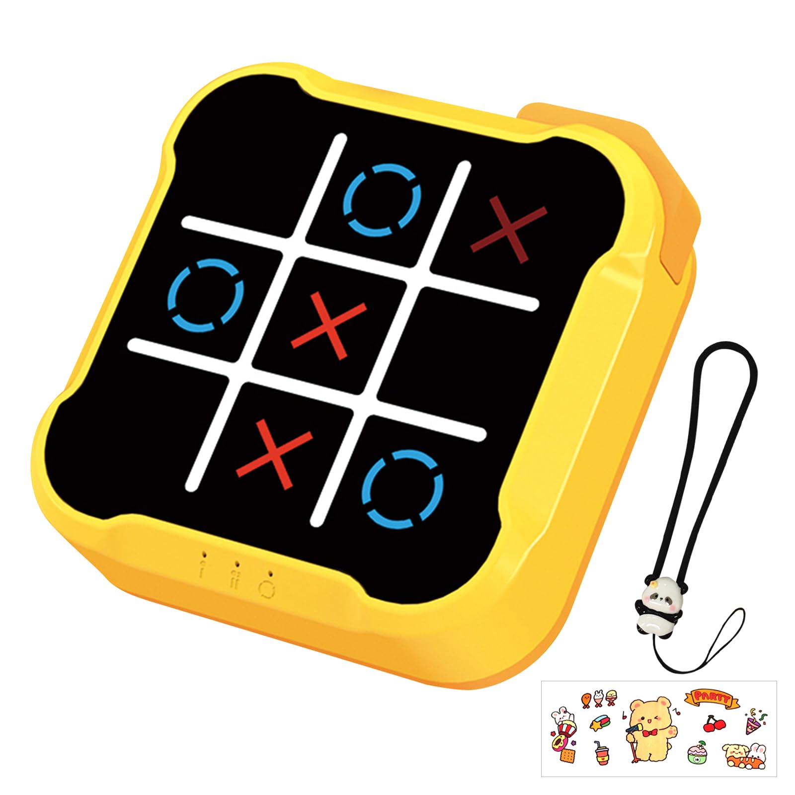 PEAKGEAR Electronic Tic Tac Toe Bolt Game, 4-in-1 Noughts and Crosses Puzzle, Memory Training Handheld Game