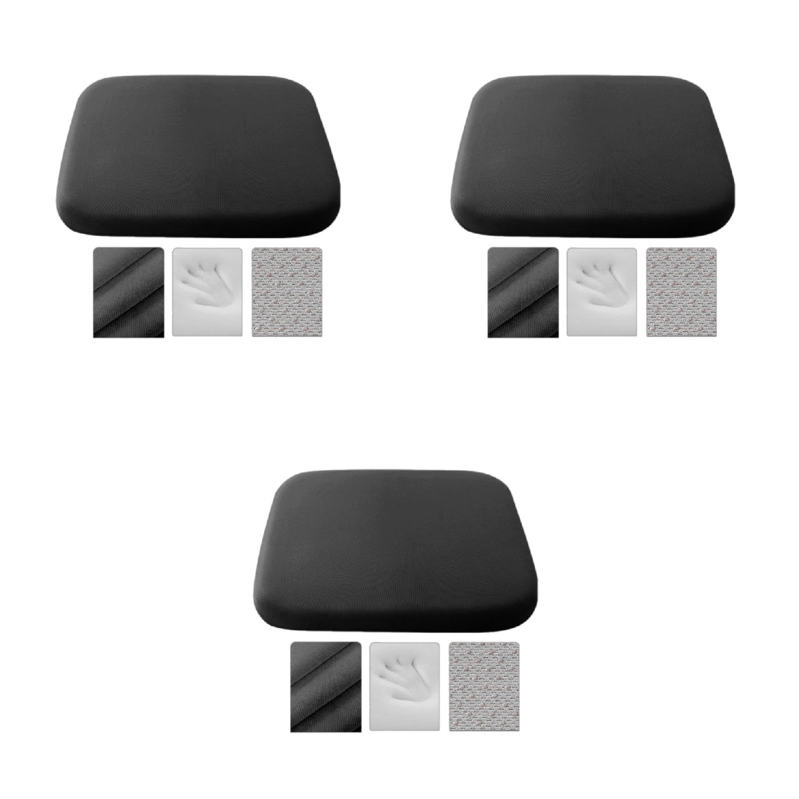 Coussin de voiture anti mal de dos mousse à mémoire de forme pour chaise de bureau