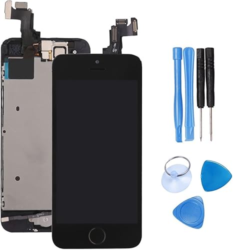 Display schermo LCD per iPhone pollici completo pulsante Home sensore prossimit per fotocamera frontale altoparlante schermo Ricambio con Utensili Inclusi pellicola salvaschermo nero Display schermo LCD per iPhone pollici completo pulsante Home sensore prossimit per fotocamera frontale altoparlante schermo Ricambio con Utensili Inclusi pellicola salvaschermo nero