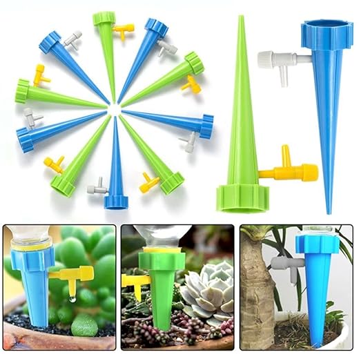 Kit 10 Peças Irrigadora De Planta Conta Gotas Regador Automático Gotejamento