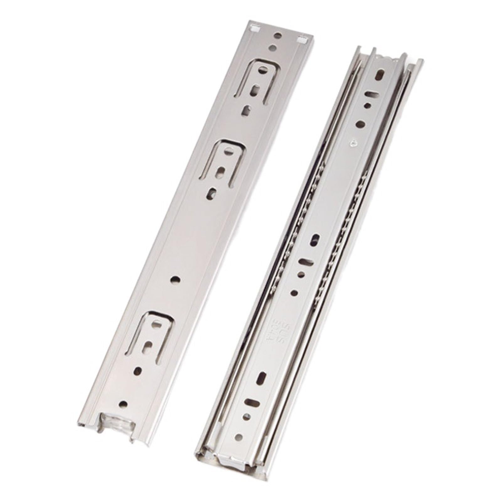 Carril deslizante de acero inoxidable de 45cm para eliminar ruidos