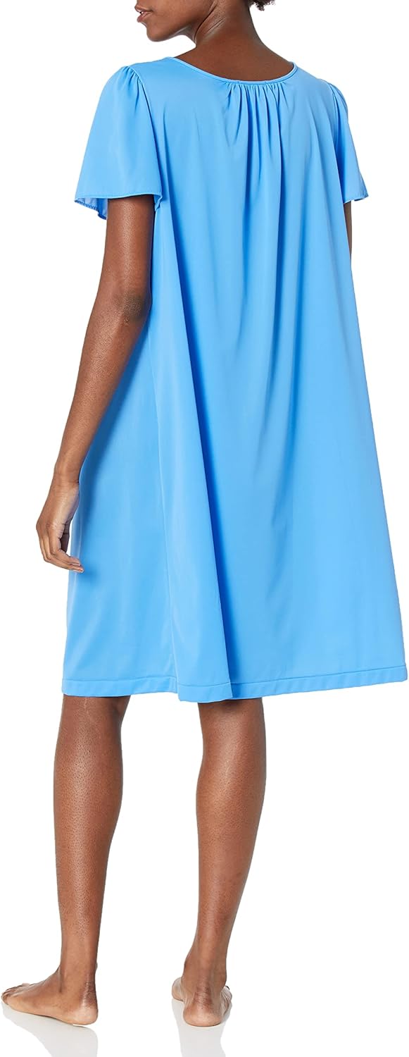 Shadowline Women's Petals 40 Inch Short Flutter Sleeve Waltz Gown - Image 2