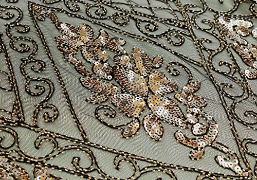 Image of Women 1920s Gatsby Vintage Sequin Flapper Fringe Party Plus Dress with 20s Accessories Set