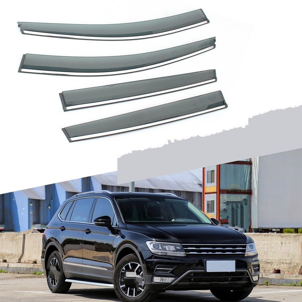 Déflecteurs soleil d'aération garde ABS pour VW Tiguan L 2017 2018 auto