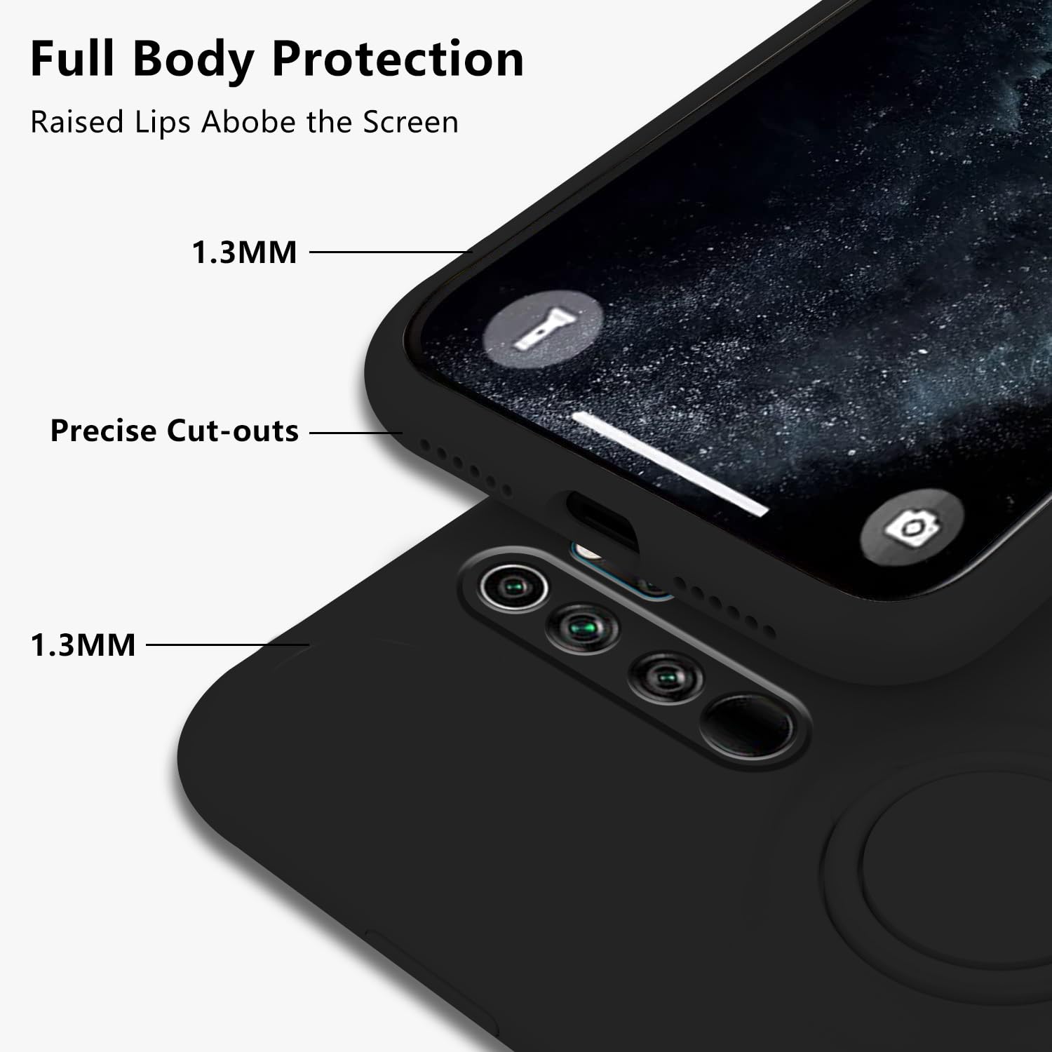 Antiurto Xiaomi Redmi Note 8 Proin Cover per Cellulari