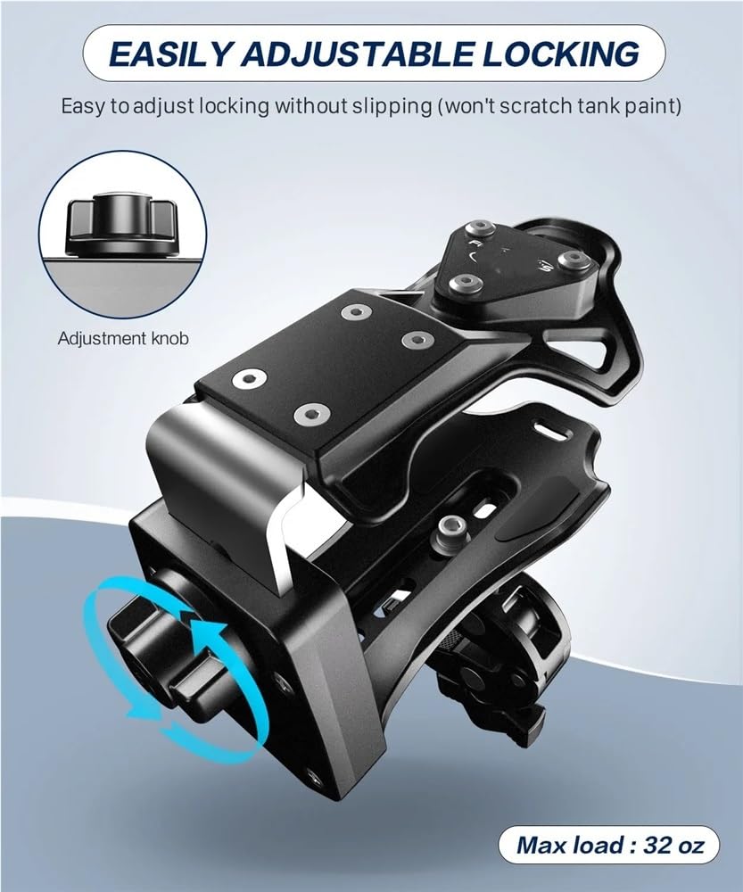 Soporte Vasos Motocicleta Portabotellas para Motocicleta, Universal para Bicicleta, para
