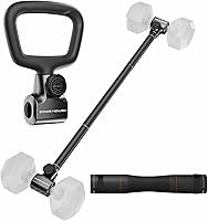 Vista 8 de Flexible Dumbbell Converter - 260 LBS Weight Capacity Adjustable Alloy Steel Bar丨Convert Dumbbells to Barbell, Enhanced Compatibility for Wide Range
