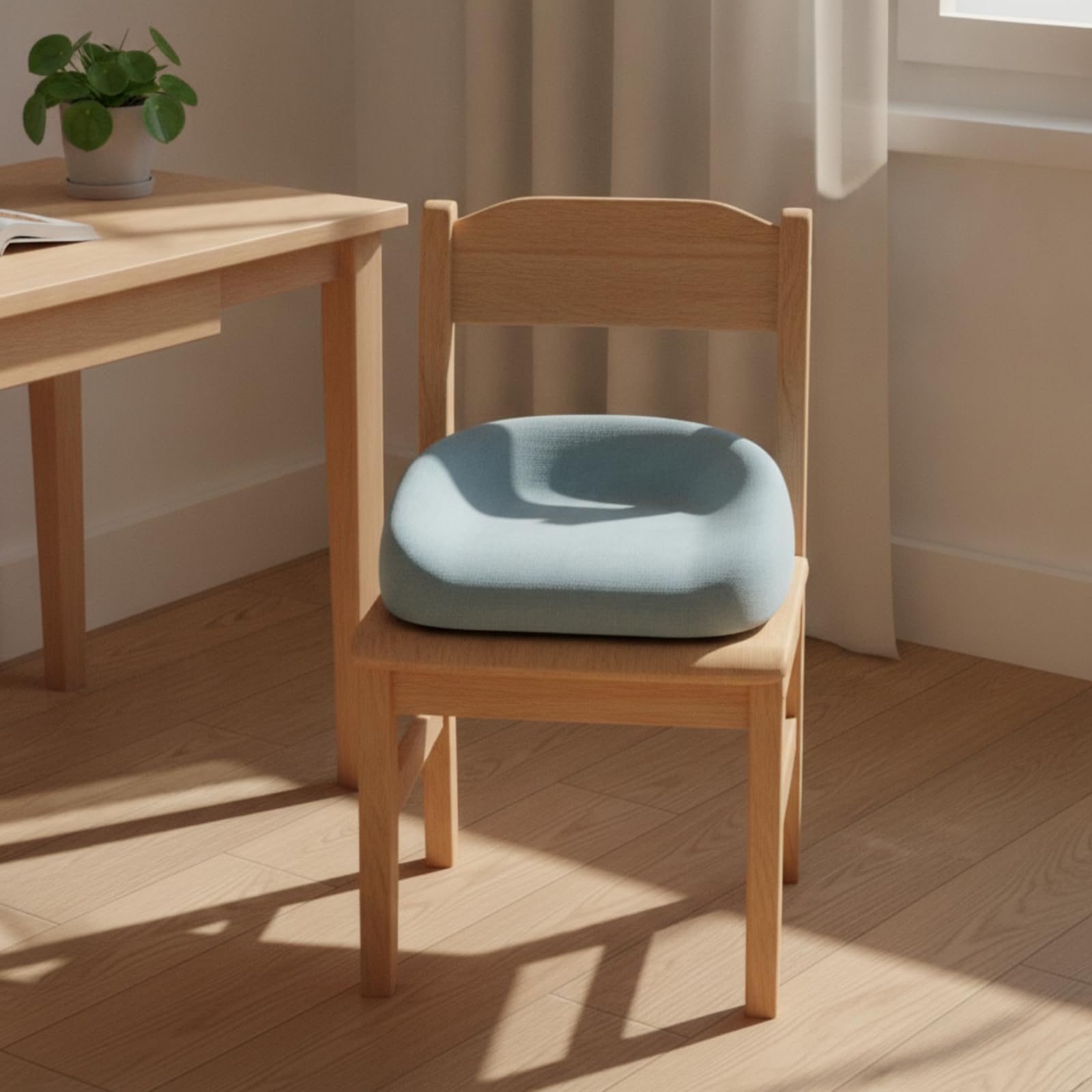 Cojín Elevador Asiento Grueso, Gris Niebla, Size to 3