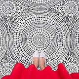 Pebble Patio Stencil – Reusable Concrete Stencil for Painting Outdoor Floors, Walkways & Walls – DIY Garden Decor Template for Patio Makeovers