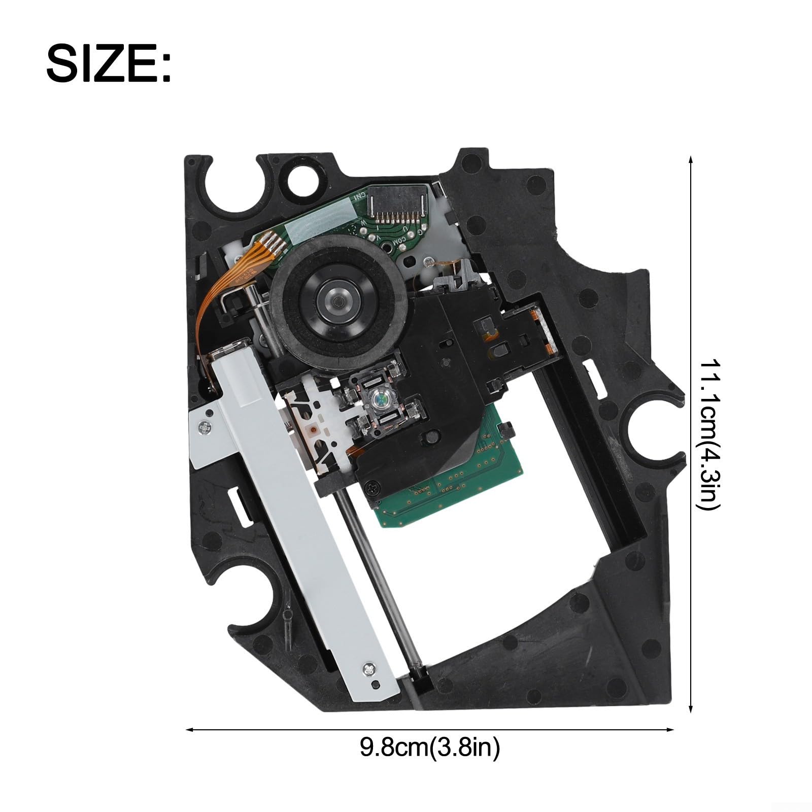 Zilimontt Lente óptica KEM-497AAA con soporte, lente de unidad óptica completa KEM-497AAA para consola PS5,Módulo de controlador de lente de lector de disco