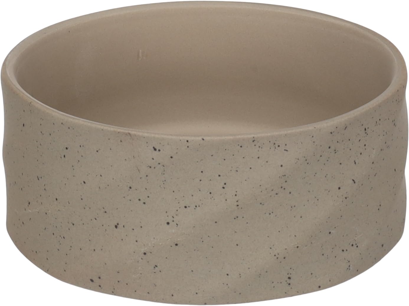 FEEDING AND DRINKING BOWL HASEL ROUND GREY 15,5x6,5CM 700ML