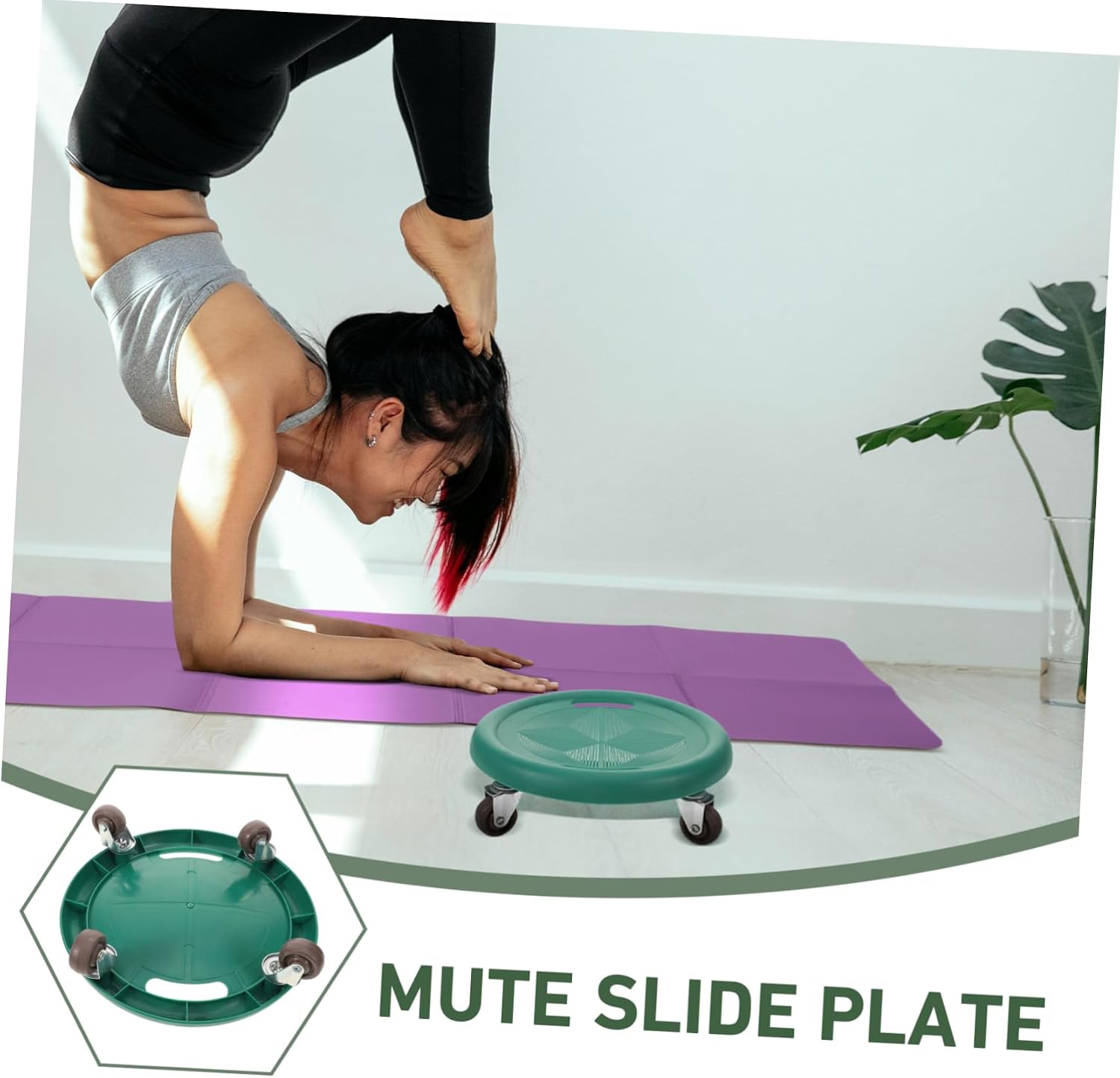 Yardwe 1Set Abdominal Fitness Sliding Discs Non Training Board for Women Easy to Clean Quiet Durable Versatile Design for Workouts