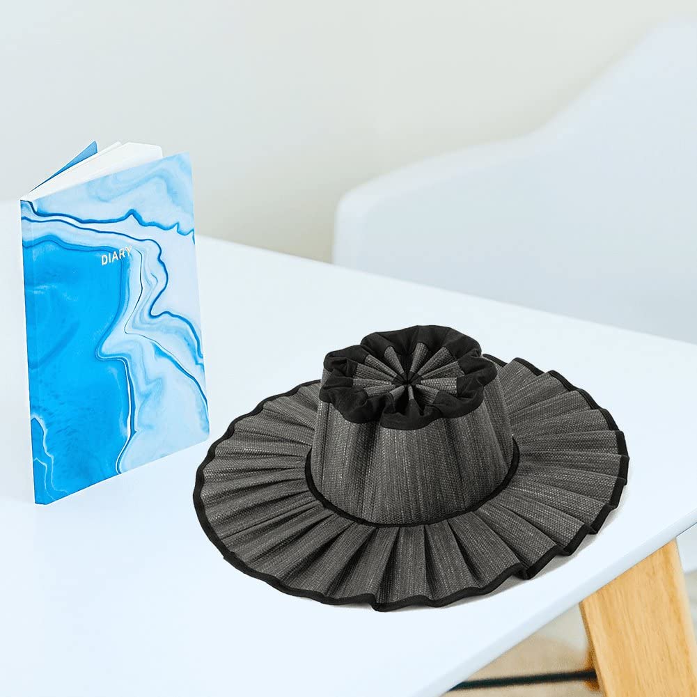 Imperméable À L' Papyrus Coton Pliable Plissé Femmes Chapeaux De Adulte Printemps Été Extérieur Plage Ombre Fille Casquette