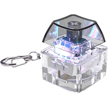 LED Light Keyboard Click Toy 1 Key Key Cap Tester Switch Test Stress Relief and Fun Sensory Toy Light