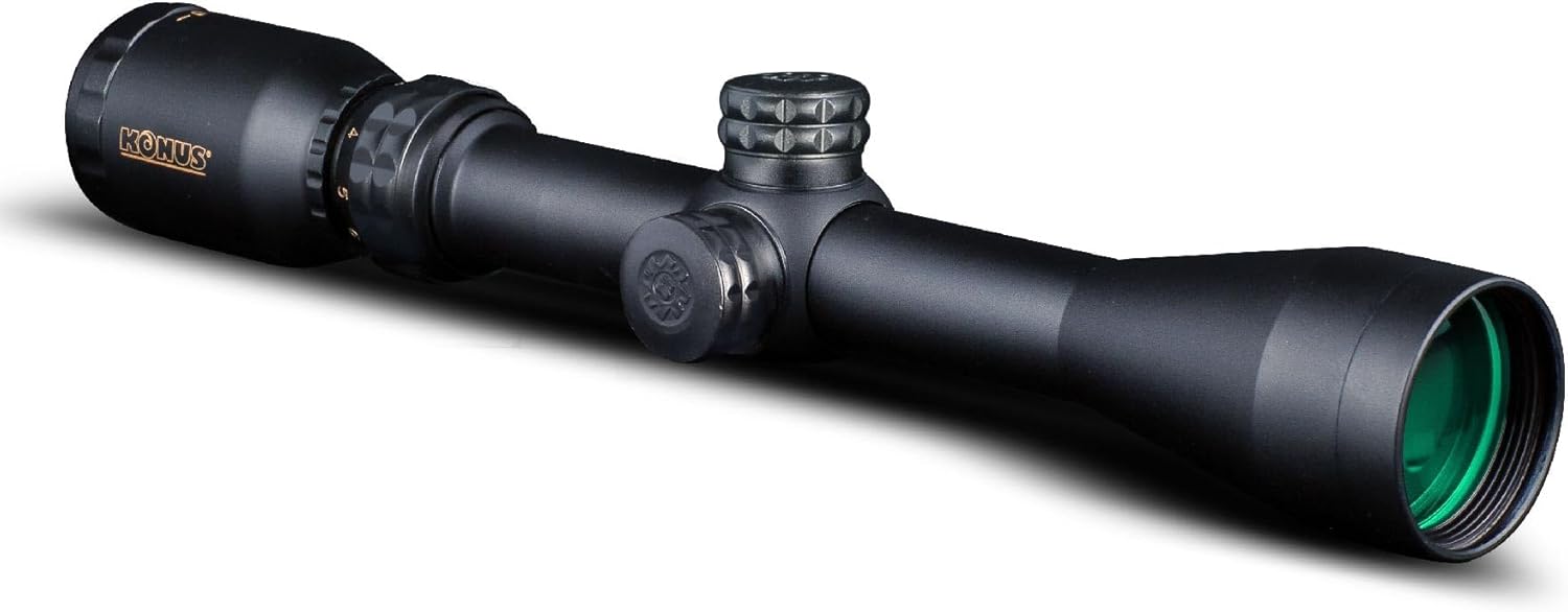 KONUS KonusPro-550 Riflescope | Long Range Optics, 1" Tube, Waterproof, Shockproof, Fogproof, Dry Nitrogen Filled Scope