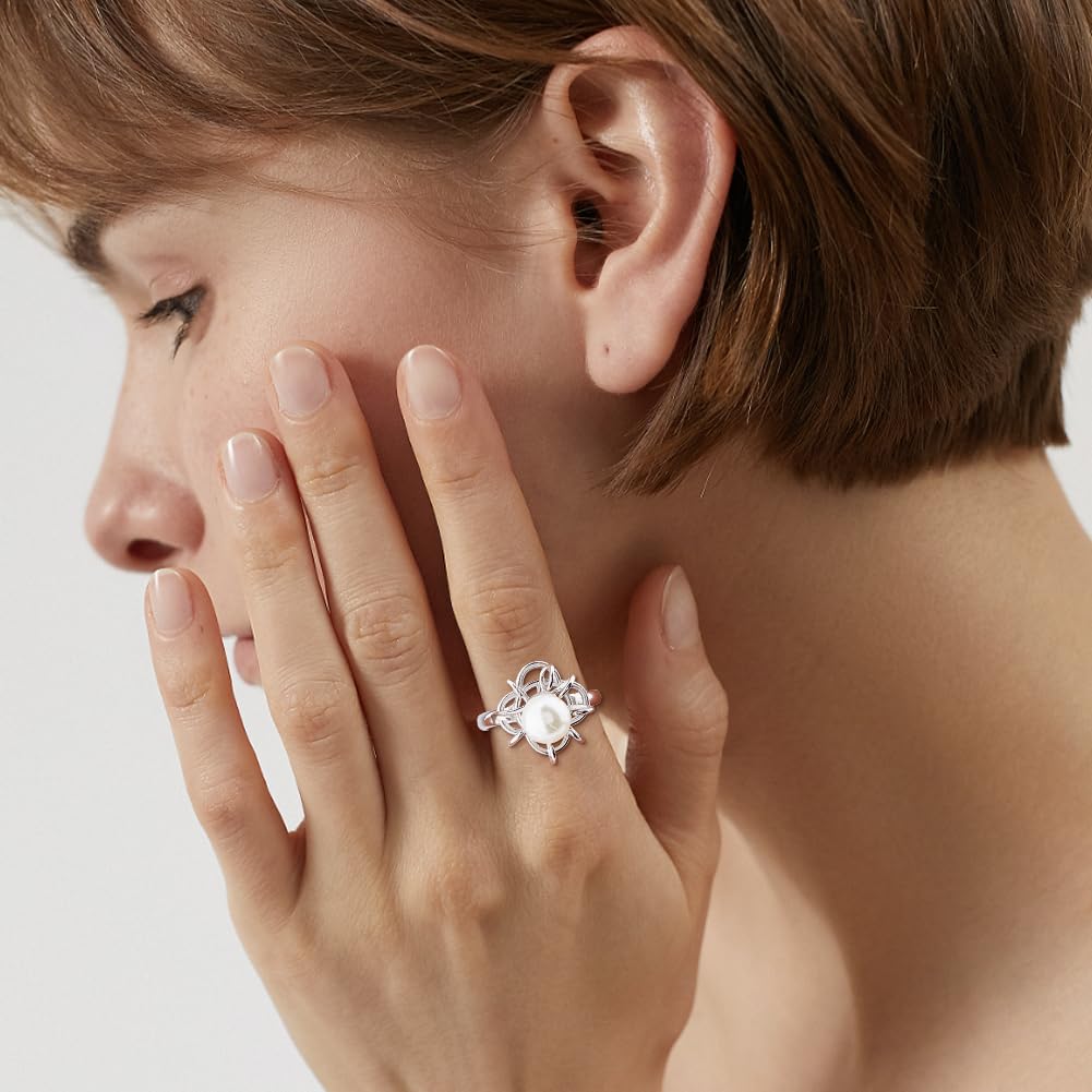 1 Stück 925 verstellbare Ringfassungen Aus Sterlingsilber Platin Krallenringrohlinge 17mm Krallenringkomponenten Für Unregelmäßige Cabochons Für Ohrringe Schmuckherstellung DIY Handwerk