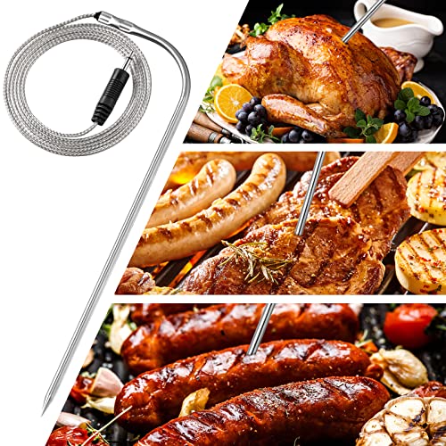 3 Pieces Waterproof Meat Temperature Probe Pellet Grill