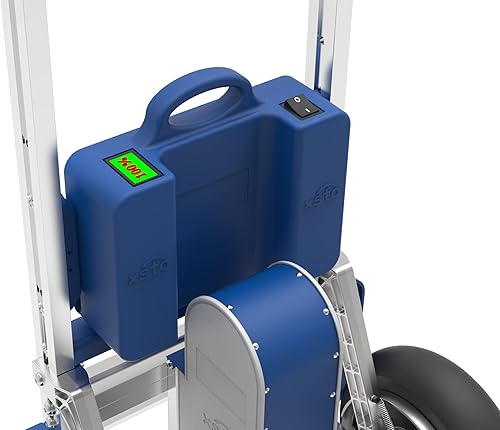 Miniatura 9 de XSTO ZW7200GC - Camiones manuales para escalar escaleras, carrito para mudanza, aluminio con capacidad de 440 libras, para escalar escaleras de alta