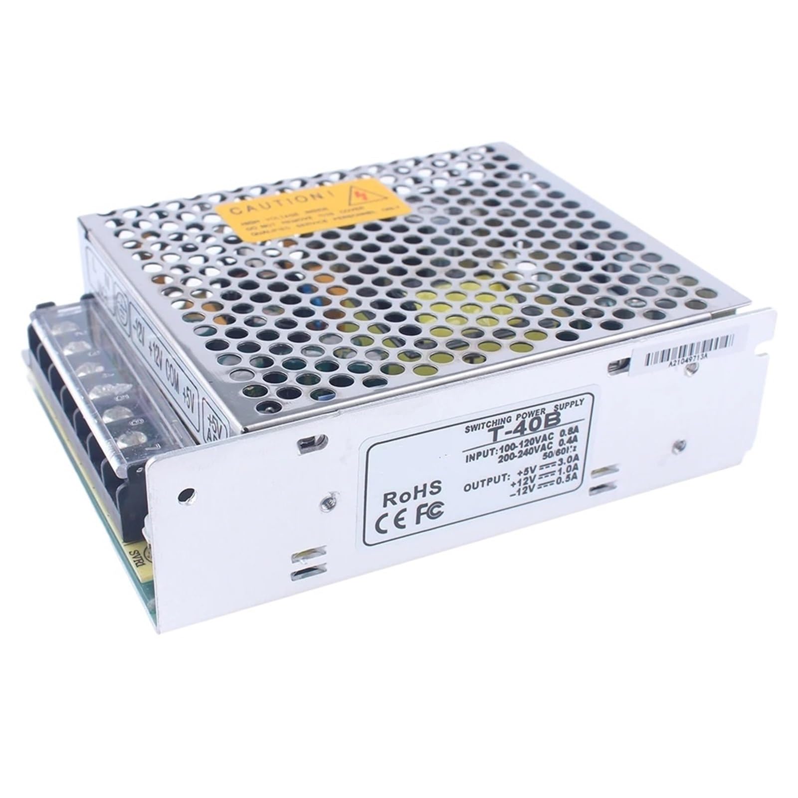 Alimentation T-40B 40W résout le manque de tension triple 5V 12V -12V