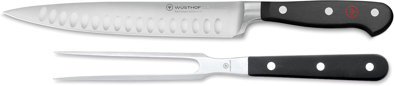 Set Cuchillos Cocina 2 Piezas Acero Inoxidable